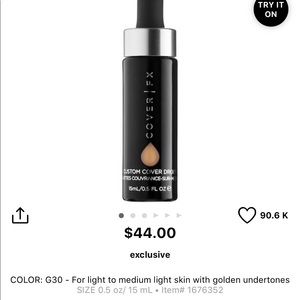 Cover FX custom coverage drops